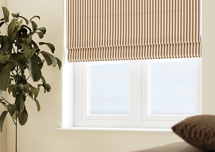 The British Stripe Co. Catherine, Teinbridge No.2 - Twist&Fit Roman Blind - Image 5